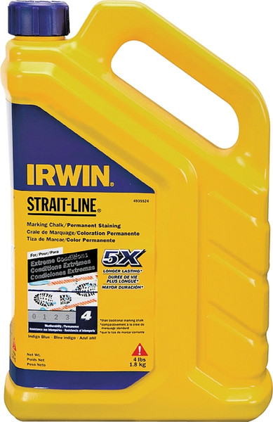 IRWIN 4935524 Marking Chalk Refill, Indigo Blue, Permanent [SKU: ORG8144958]