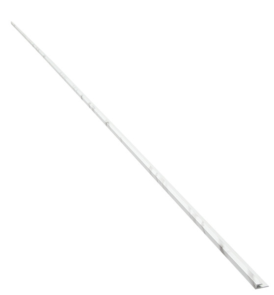 PALISADE 19010 J-Trim, 94 in L, 0.93 in W, Vinyl, Carrara Marble, Adhesive Installation [SKU: ORG7439672]