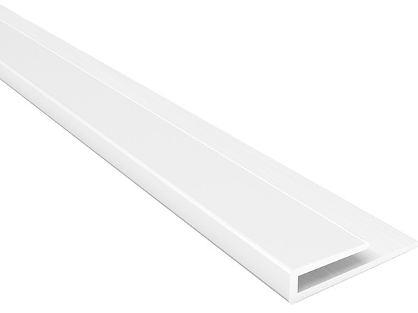 Fasade 923-01 J-Trim, 18 in L, PVC, Matte, White [SKU: ORG7342785]