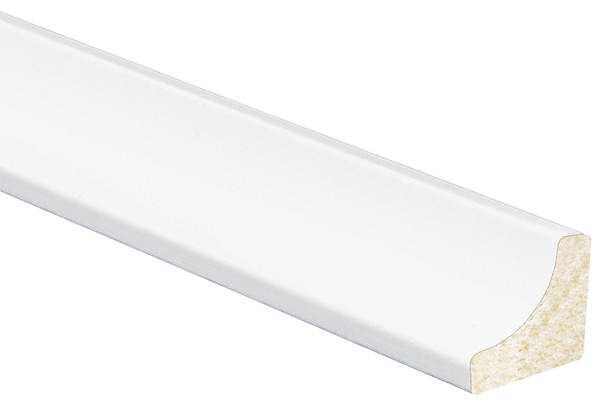 Inteplast Group 100 91000800032 Cove Moulding, 8 ft L, 11/16 in W, Polystyrene, Crystal White [SKU: ORG7455090]