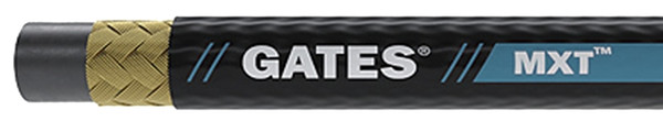 GATES MXT MEGASYS 85047 Wire Braid Hose, 0.675 in OD, 3/8 in ID, 50 ft L, 4800 psi Pressure, Synthetic Rubber [SKU: ORG9589029]