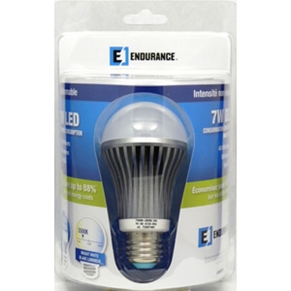 Endurance LG60RB2-END LED Bulb, General Purpose, E26, E27 Lamp Base, Dimmable, Cool White Light, 3500 K Color Temp [SKU: ORG8948325]