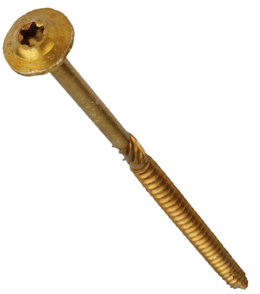 GRK Fasteners RSS 10231 Structural Screw, 5/16 in Thread, 5-1/8 in L, Washer Head, Star Drive, Steel, 300 BX [SKU: ORG2816312]