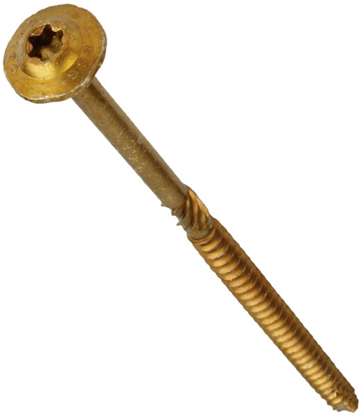 Ramset RSS 14231 Structural Screw, 5-1/8 in L, W-Cut Thread, Washer Head, Recessed Star Drive, Zip-Tip Point, Steel [SKU: ORG5149836]