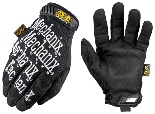 MECHANIX WEAR MG-05-008 Performance, Utility Work Gloves, Men's, S, 8 in L, Keystone Thumb, Hook-and-Loop Cuff, Black [SKU: ORG0742403]