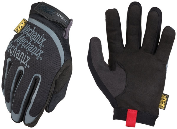 MECHANIX WEAR H15-05-008 Breathable, Tricot Work Gloves, Men's, S, 8 in L, Reinforced Thumb, Hook-and-Loop Cuff, Black [SKU: ORG0742551]
