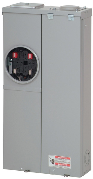 Cutler-Hammer MBE48B200BTS Meter Breaker, 200 A, 4 -Space, 8 -Circuit, NEMA 3R Enclosure, Surface Mounting [SKU: ORG9092024]