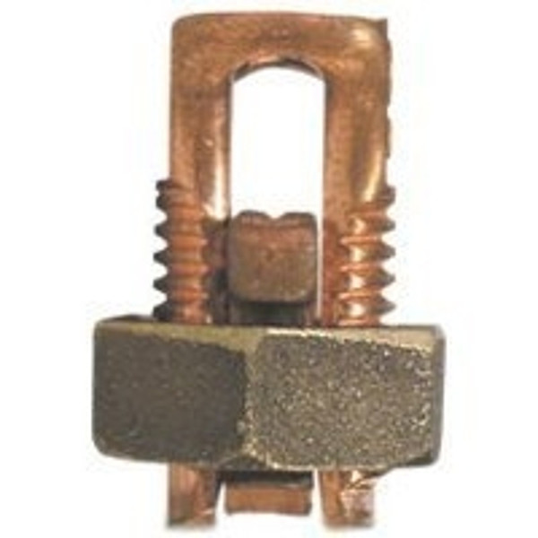 nVent ERICO ESB1/0 Split Bolt Connector, #4 to 1/0 Wire, Silicone Bronze Alloy, Bronze [SKU: ORG6174304]