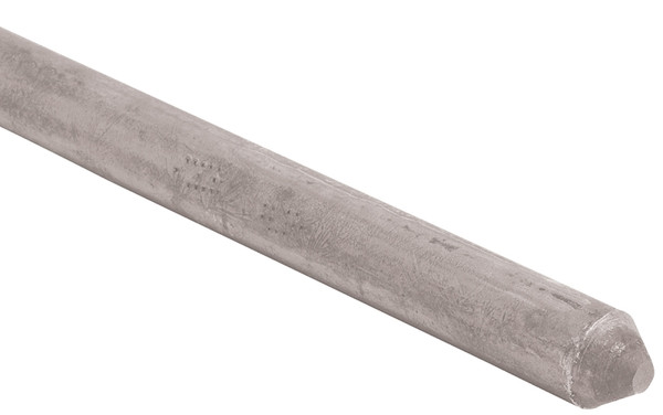 nVent ERICO 815880UPC Grounding Rod, 5/8 in Dia Nominal, 8 ft L, Steel, Galvanized [SKU: ORG6155386]