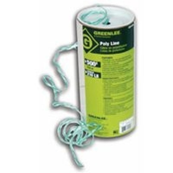 Greenlee 430-500 Twine, 500 ft L, 210 lb Working Load, Polypropylene, Green [SKU: ORG1587864]