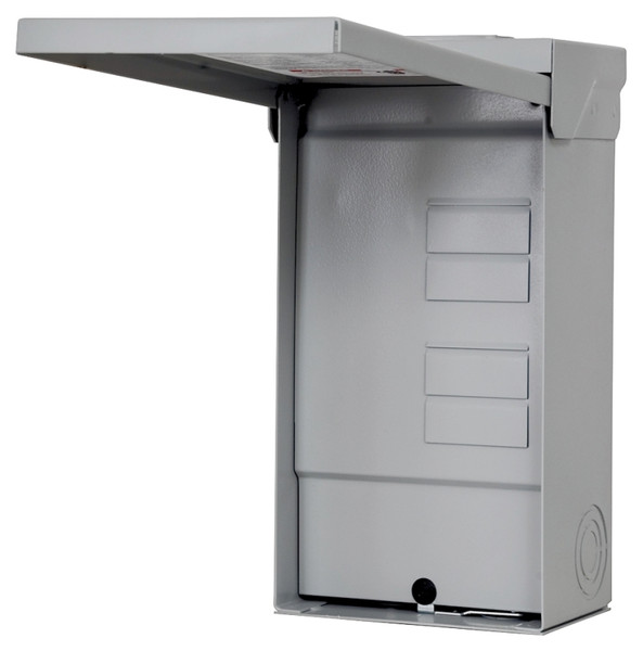 Siemens Murray EQ W0408ML1125U Load Center, 125 A, 4 -Space, 8 -Circuit, Main Lug, NEMA 3R Enclosure, Gray [SKU: ORG6929632]