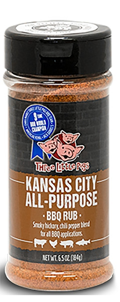 BBQ SPOT OW85166 3-Little Pigs All-Purpose BBQ Rub, 16 oz [SKU: ORG2371409]