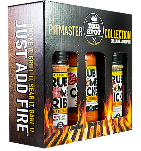 BBQ SPOT Pitmaster, Rub Some Series OW89071 BBQ Gift Pack, 3 lb [SKU: ORG2371748]