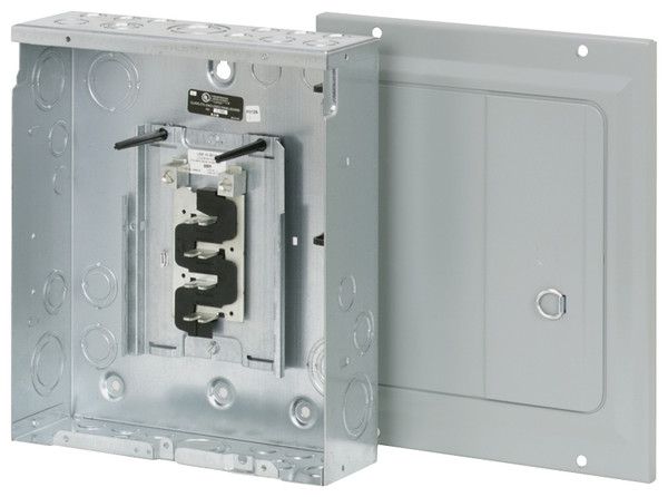 Cutler-Hammer BR BR816L125SDP Load Center, 125 A, 8 -Space, 16 -Circuit, Main Lug, NEMA 1 Enclosure, Light Gray [SKU: ORG6800353]