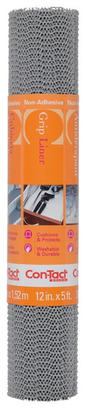 Con-Tact COLORmaxx 05F-C6B0B-06 Grip Liner, 5 ft L, 12 in W, Gray [SKU: ORG7376650]