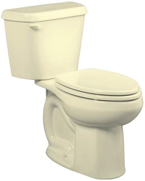 American Standard Colony Series 751AA101.021 ADA Complete Toilet, Elongated Bowl, 1.28 gpf Flush, 12 in Rough-In, Bone [SKU: ORG0073619]