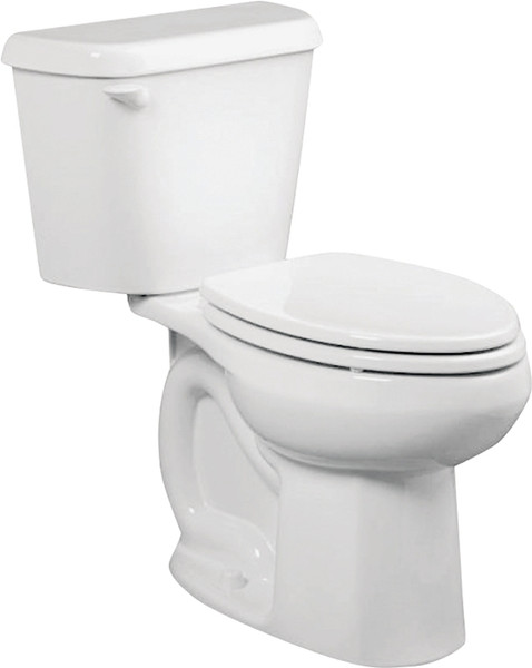 American Standard Colony 751AA101.020 ADA Complete Toilet, Elongated Bowl, 1.28 gpf Flush, 12 in Rough-In, White [SKU: ORG0073601]