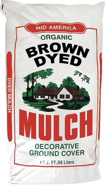 Mid-America 33334 Dyed Mulch, Brown Bag [SKU: ORG4233003]