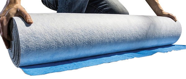 SURFACE SHIELDS MS4045 All-Purpose Floor Protection, 45 ft L, 40 in W, PET Fiber, Blue [SKU: ORG5563721]