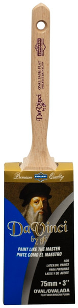 Linzer 1155230-0300 Paint Brush, Flat Sash Brush, 3 in L Bristle [SKU: ORG2978815]