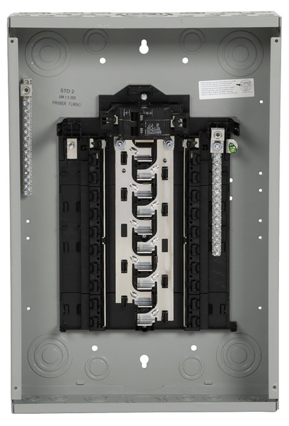 Siemens SN SN2020B1100 Assembled Load Center, 100 A, 20 -Space, 20 -Circuit, Main Breaker, Plug-On Neutral, Gray [SKU: ORG7413933]