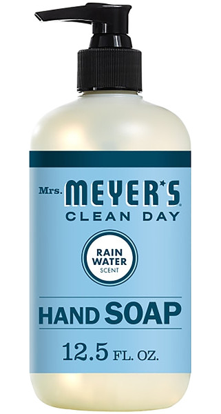 Mrs. Meyer's 11215 Hand Soap, Liquid, Rain Water, 12.5 fl-oz Bottle [SKU: ORG7441538]