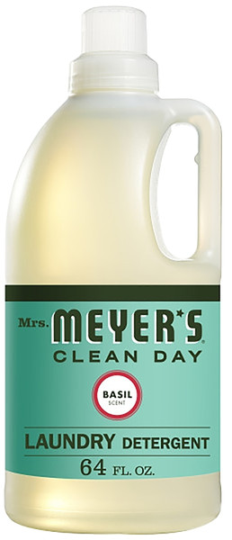 Mrs. Meyer's Clean Day 14831 Laundry Detergent, 64 oz Bottle, Liquid, Basil [SKU: ORG9067257]