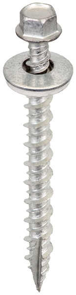 Acorn International SW-MW1425G250 Screw, 2-1/2 in L, High-Low Thread, Hex Drive, Type 17 Point, Galvanized, 250 BAG [SKU: ORG2384048]