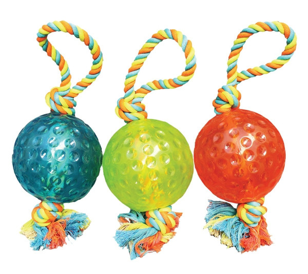 Chomper WB15527 Dog Toy, Tug Ball, Thermoplastic Rubber [SKU: ORG1868116]