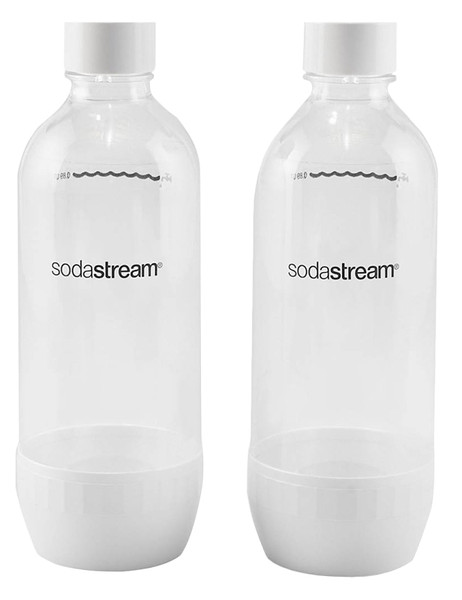 Sodastream 1042211010 Carbonating Bottle, White, For: Jet, Genesis, Fizzi, Source, Power Sparkling Water Makers [SKU: ORG3523321]
