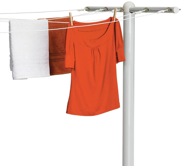 Honey-Can-Do DRY-01452 Drying Pole, 3 in OAW, 45-3/4 in OAD, Steel [SKU: ORG7130412]