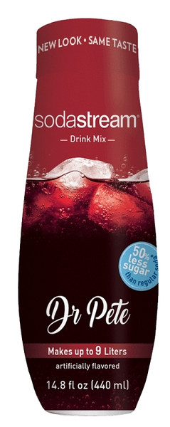 Sodastream 1424222011 Sparkling Drink Mix, Soda, Dr Pete Flavor, 440 mL Bottle [SKU: ORG3523495]