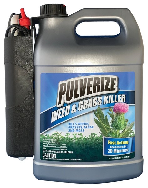 Pulverize PWG-B-128-S Ready-to-Use Weed and Grass Killer, Liquid, Spray Application, 1 gal [SKU: ORG2114387]