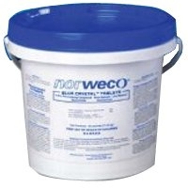 NORWECO FSB50009 Wastewater Disinfectant Tab, Solid, Blue/White, Slight Chlorine, 10 lb [SKU: ORG3766680]