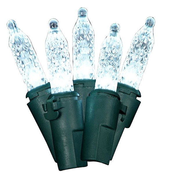 Hometown Holidays W11N0398 Mini LED Lights, Mini/Christmas, 120 V, 2.4 W, 35-Lamp, LED Lamp, Cool White Lamp, 12 ft L [SKU: ORG4774303]