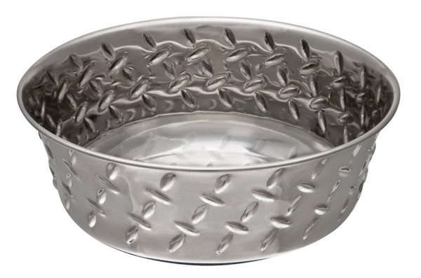 Loving Pets 7256 Pet Feeding Dish, L, 2 qt Volume, Stainless Steel, Metal [SKU: ORG1866821]