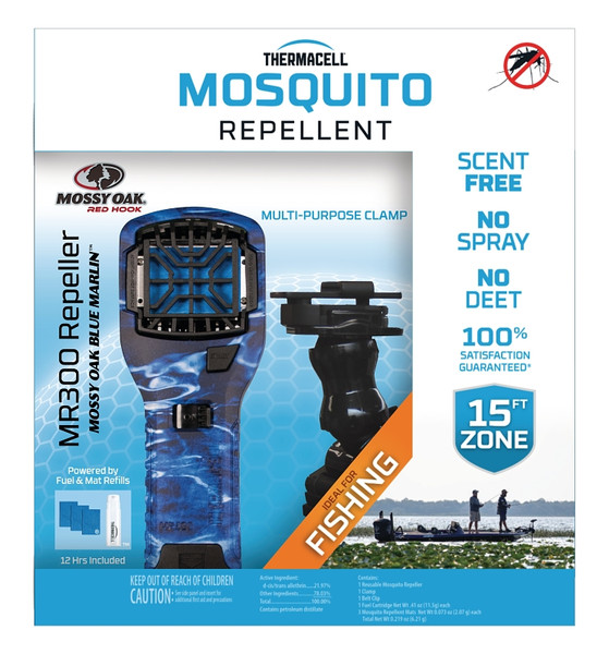 Thermacell MR300MO Portable Mosquito Repeller, 12 hr Refill, 15 ft Coverage Area, Mossy Oak Housing [SKU: ORG3313442]