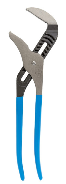 CHANNELLOCK BIGAZZ Series 480 Tongue and Groove Plier, 20-1/4 in OAL, 5-1/2 in Jaw Opening, Blue Handle, 3 in L Jaw [SKU: ORG5445325]