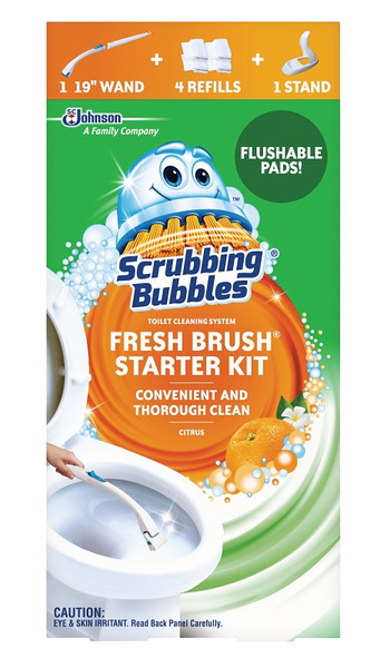 Scrubbing Bubbles Fresh Brush 00079 Toilet Cleaning System [SKU: ORG2362135]