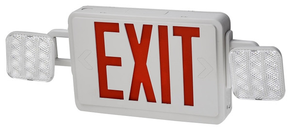 ETI 55502101 Emergency Light, 7.95 in OAW, 4.37 in OAH, 120/277 VAC, 2.4 W, Red/White [SKU: ORG5346978]