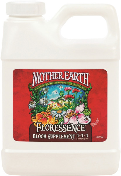 Mother Earth HGC733940 Floressence Bloom Supplement, 1 pt, Liquid, 1-1-1 N-P-K Ratio [SKU: ORG7424682]