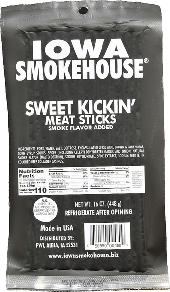 STICK MEAT SWEET KICKIN 16OZ [SKU: ORG2094258]