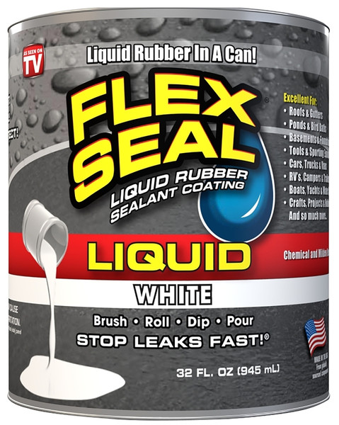 Flex Seal LFSWHTR32 Flex Seal, White, 32 oz [SKU: ORG9197617]