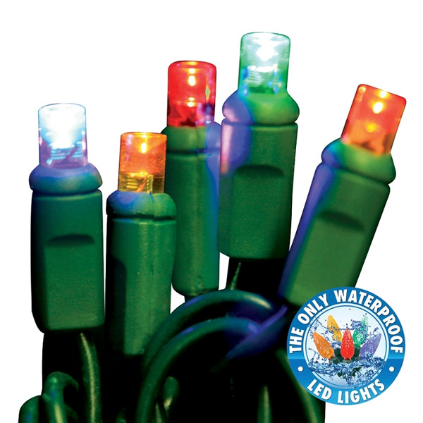 Holiday Bright Lights LEDBX-WA50-MU6 Light Set, 50-Lamp, LED Lamp, Multi-Color Lamp, 50,000 hr Average Life [SKU: ORG7494610]