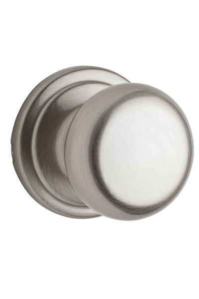 Kwikset 720H156ALBX Door Knob, Satin Nickel, 1-3/8 to 1-3/4 in Thick Door, 2-1/4 in Strike [SKU: ORG1076041]