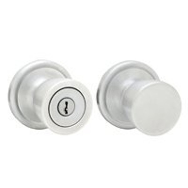 Kwikset 750A26D6ALRCS Keyed Entry Knob, Metal, Satin Chrome [SKU: ORG2202828]