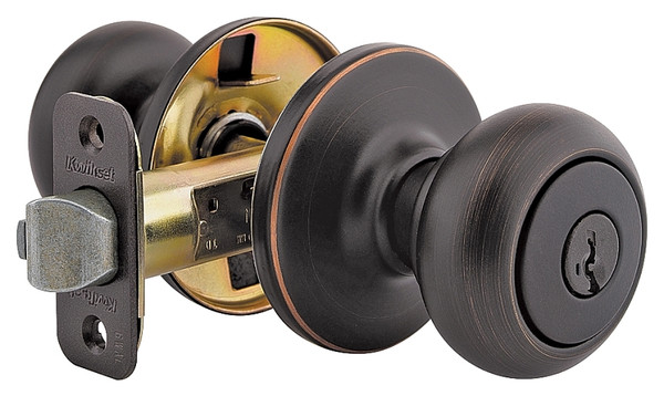 Kwikset 400CV 11P CP K6 Keyed Entry Knob, Venetian Bronze [SKU: ORG3868924]