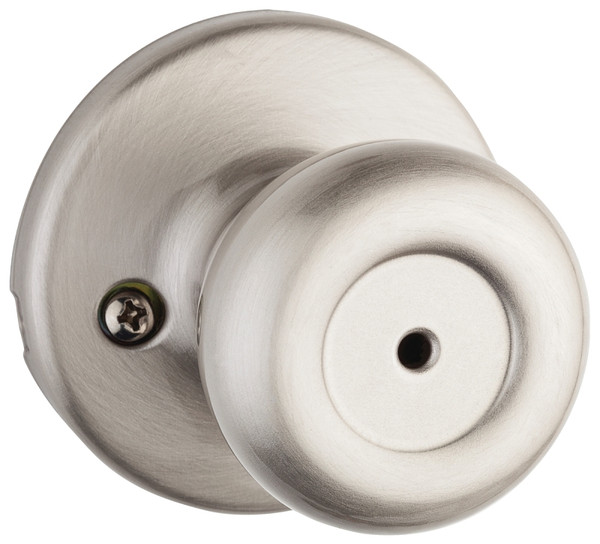 Kwikset 300T-15 CP Privacy Door Knob, Satin Nickel [SKU: ORG7020043]