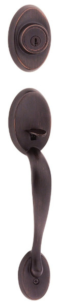 Kwikset Signature Series 800CE LIP 11P V1 Exterior Handleset with Deadbolt, 1 Grade, Keyed Key, Zinc, Venetian Bronze [SKU: ORG0661744]