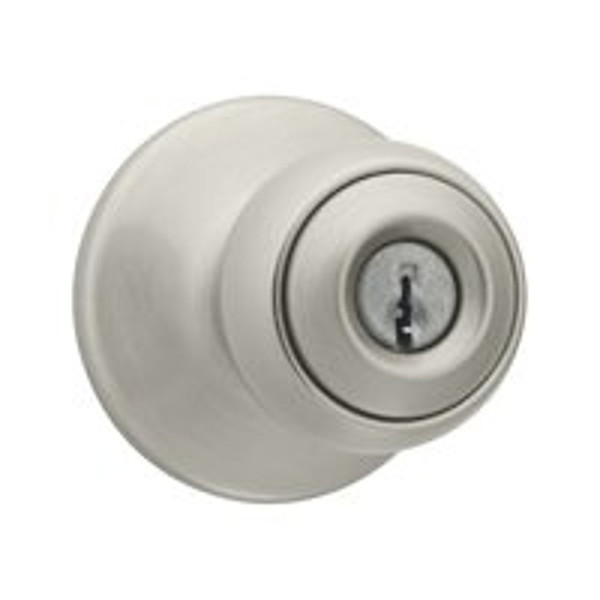 Kwikset 400P15RCALRCSV1 Entry Door Lock, 3 Grade, Satin Nickel, Knob Handle, 2-3/8 to 2-3/4 in Backset, Universal Hand [SKU: ORG9891532]